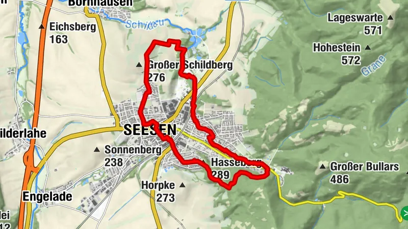 Rundwanderweg entlang des Grünen Fensters