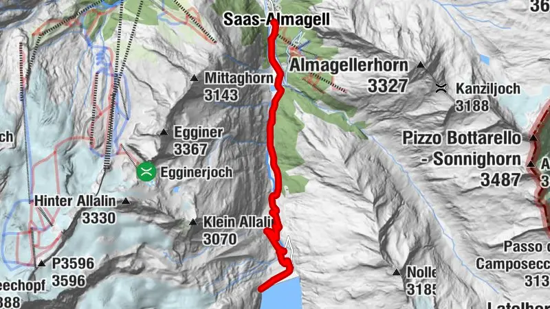 Winter Hike Mattmark