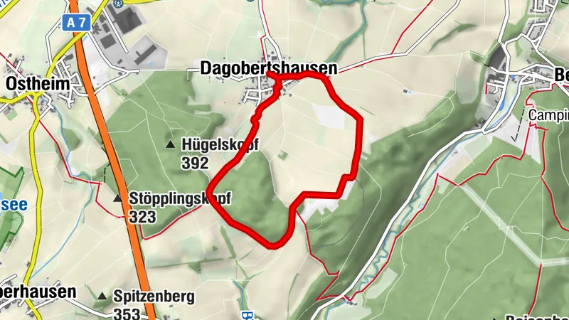Panoramaweg Dagobertshausen (Da1)