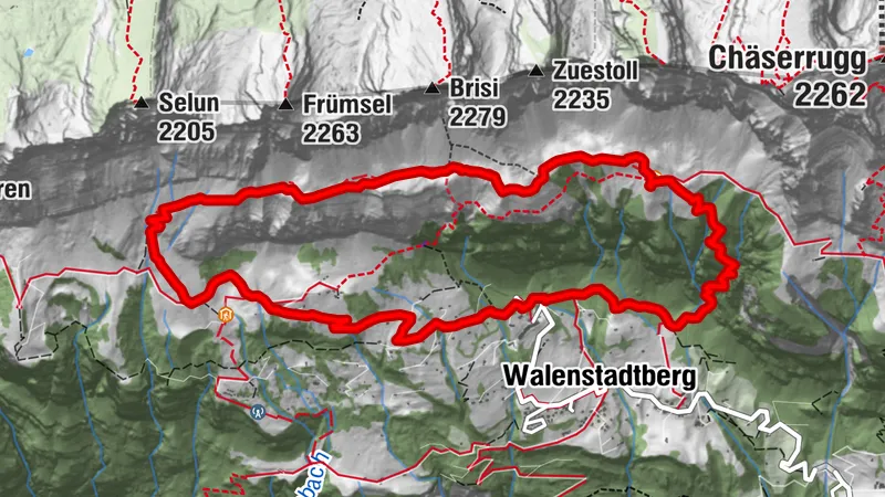 Walenstadt, St. Gallen/Schweiz