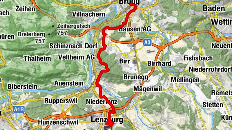Schlösserwanderung Aargau Et.1