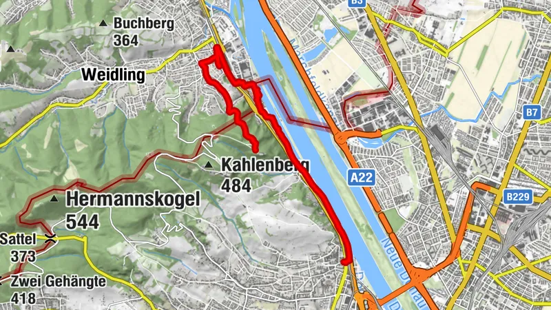 Leopoldsberg- Klosterneuburg - Nußdorf, Wien- Niederöstereich - Wien/Österreich