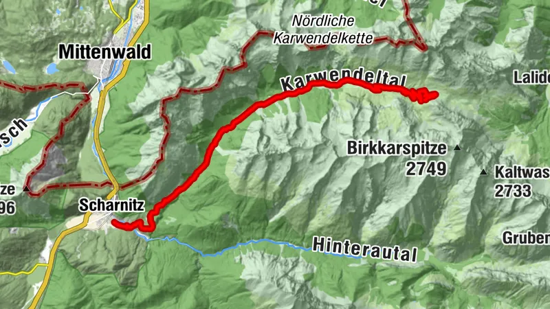 Etappe 1: Von Scharnitz zum Karwendelhaus – Die klassische Karwendeldurchquerung