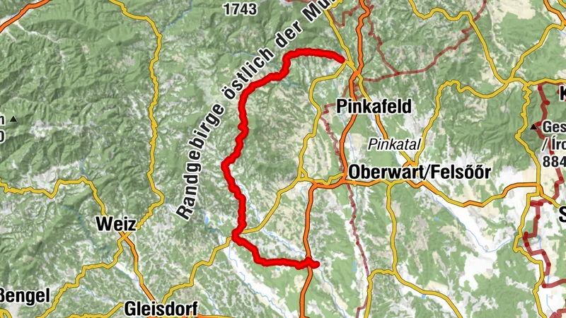 Bad Waltersdorf-Auffen-Pöllau-Vorau-Pinggau 