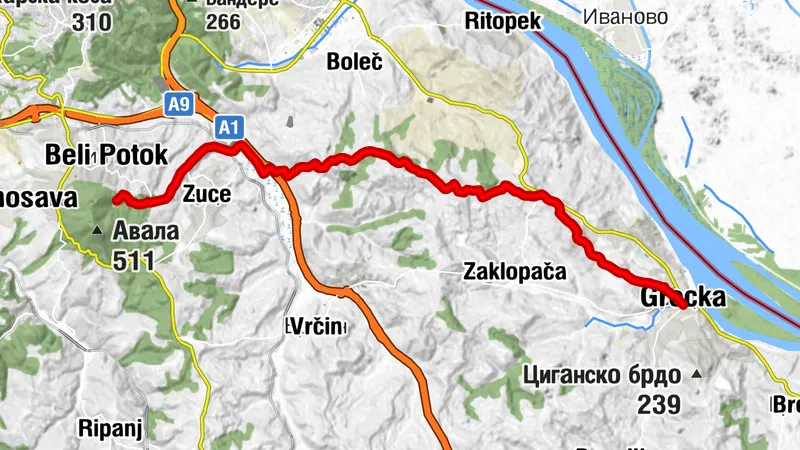 ST403 Avala - Gročka