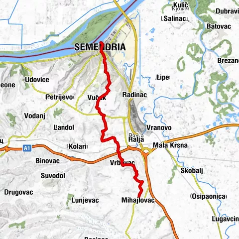 ST405 Smederevo - Mihajlovac