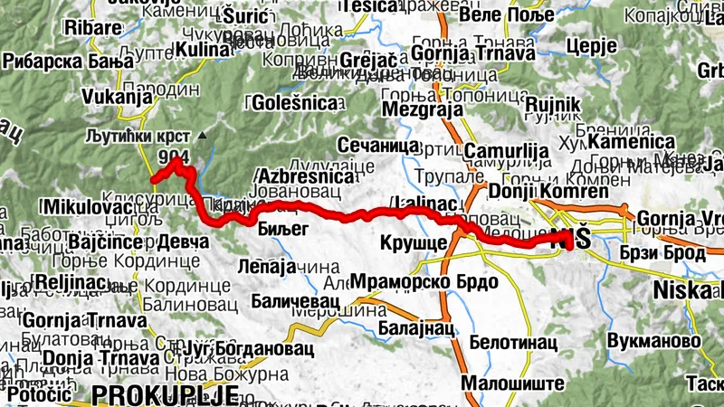 ST418 Grebac - Niš