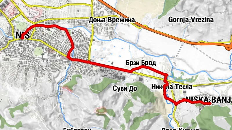 ST419 Niš - Niska banja
