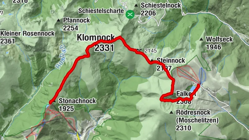 Wanderung vom Falkertsee über die Nockberge nach St. Oswald