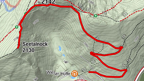 Ski tour Goldeck from Seetal