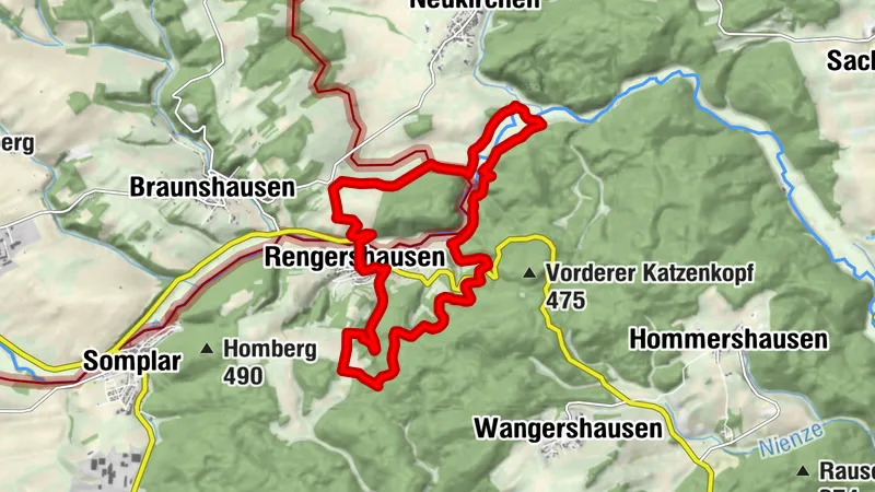 Nuhnehöhenweg - Rengershausen