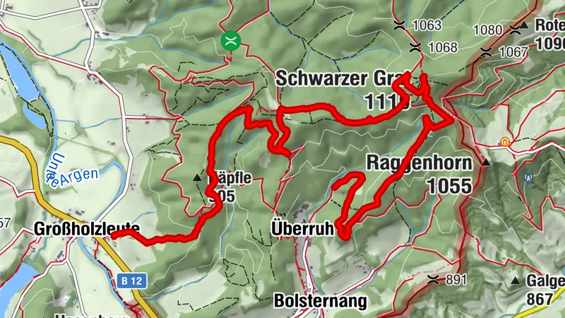 Schwarzer Grat von Großholzleute / Deutschland
