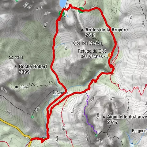 Tour des arêtes de la Bruyère