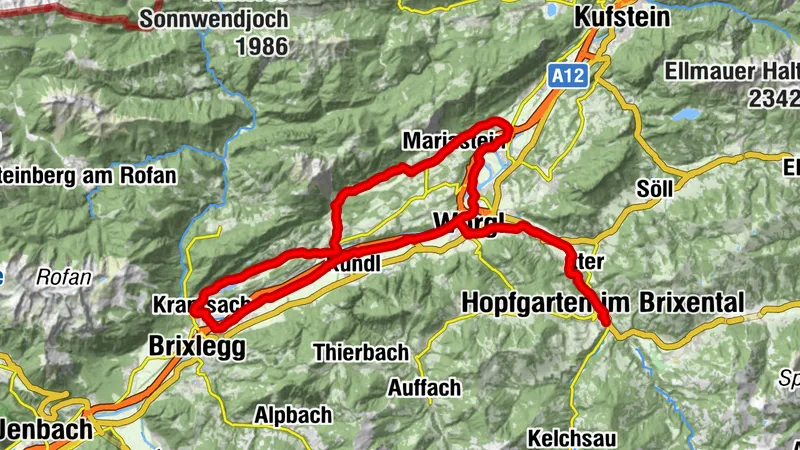 Rennradrunde - Reintaler Seen