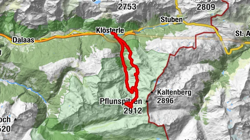 Klösterle - Neue Reutlinger Hütte