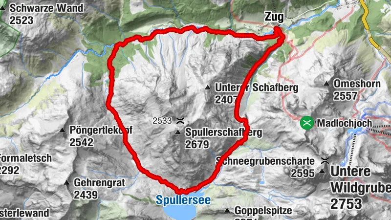 Zug, Fischteich - Ravensburger Hütte- Lechweg