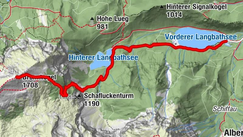 Brunnkogel / Start Langbathsee