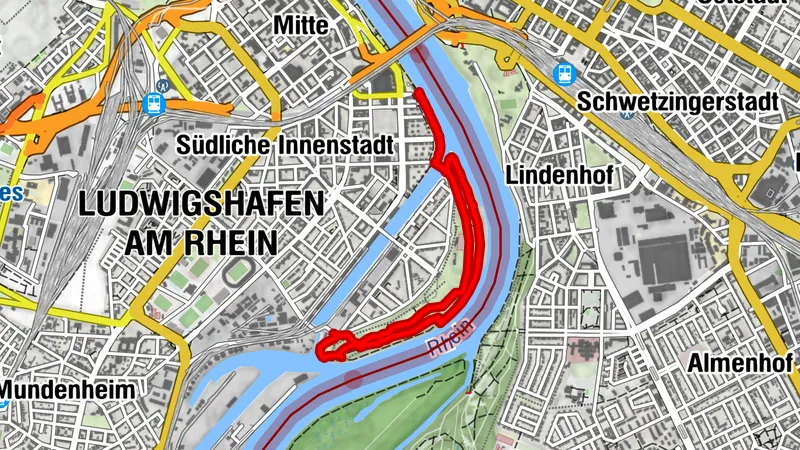 Ludwigshafen am Rhein, Rheinland-Pfalz/Deutschland