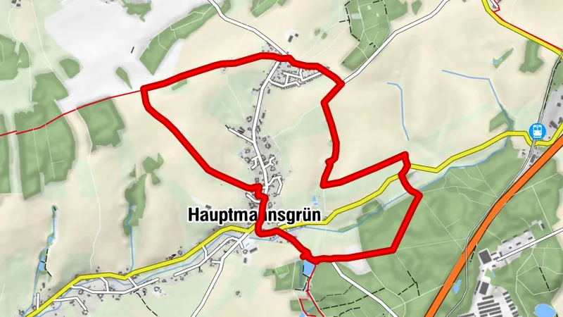 Fernsicht und ländliche Idylle um Hauptmannsgrün