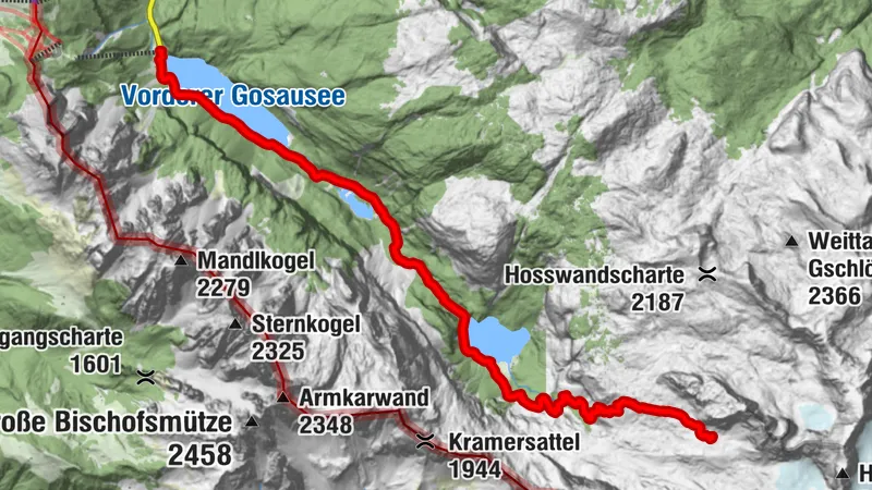 Aufstieg Adamekhütte