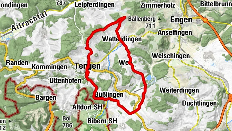 Panoramaweg auf dem Randen Nr. 8