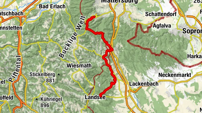 From Forchtenstein Castle to the Landsee Castle Ruins