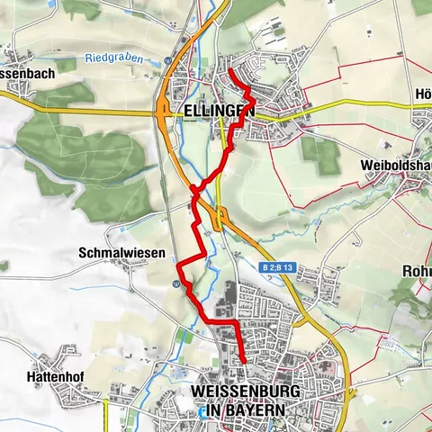 🏰Weissenburg 🥾🥾❄️🌞🌞❄️ Ellingen💒 entlang der Rezat🏊‍♀️
