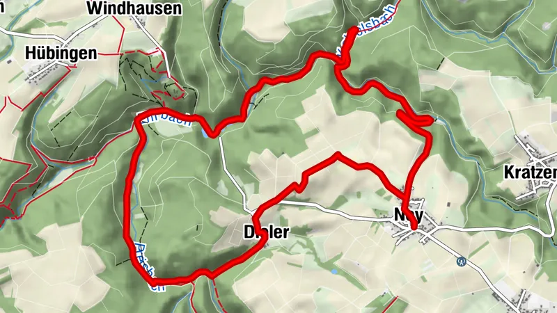 Loop Trail 18: Ney – Hierer Mühle – Ney