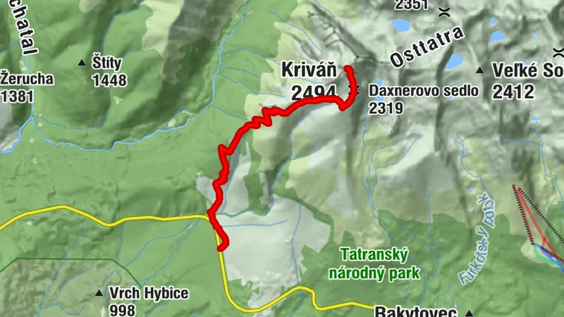 Tri studničky - Kriváň
