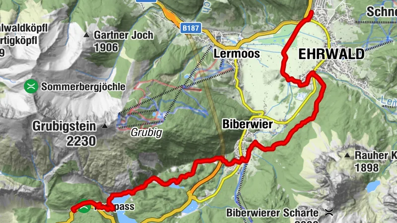 Starkenberger Panoramaweg - Etappe 7: Fernpass - Ehrwald