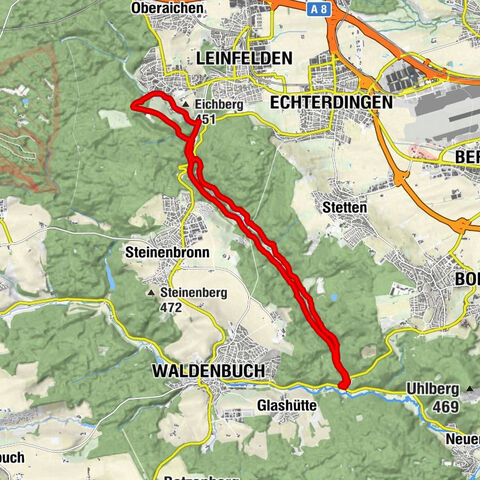 Sieben Mühlen Tal Waldenbuch, Deutschland