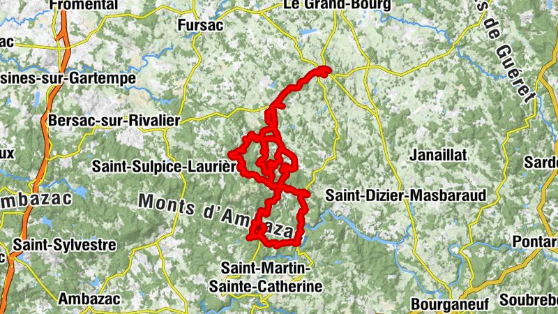 All roads lead to Saint-Goussaud