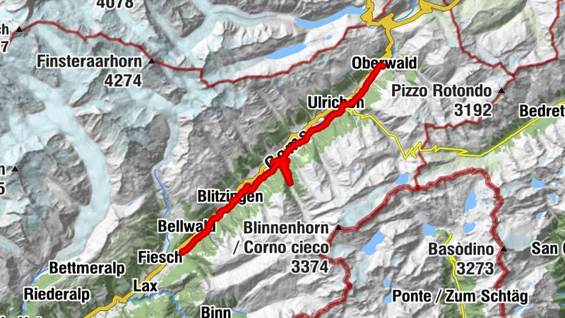 Ernen, Oberwald, Wallis/Schweiz