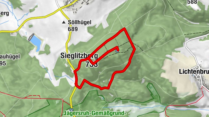 Zum Sieglitzberg bei Schlegel