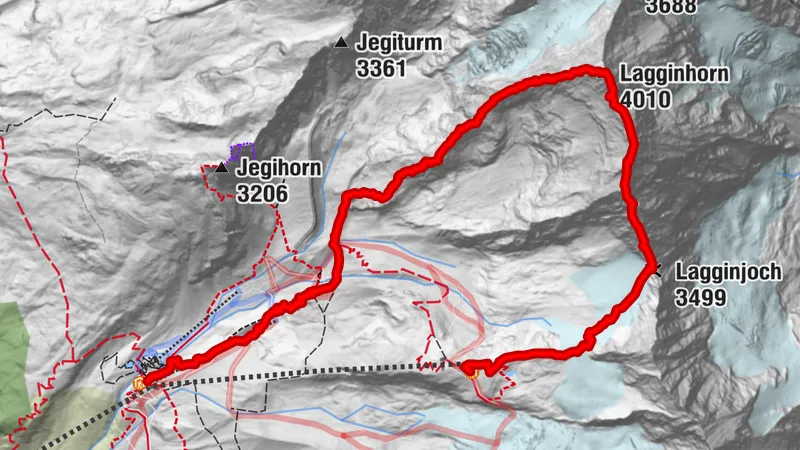 LAGGINHORN Cresta sud