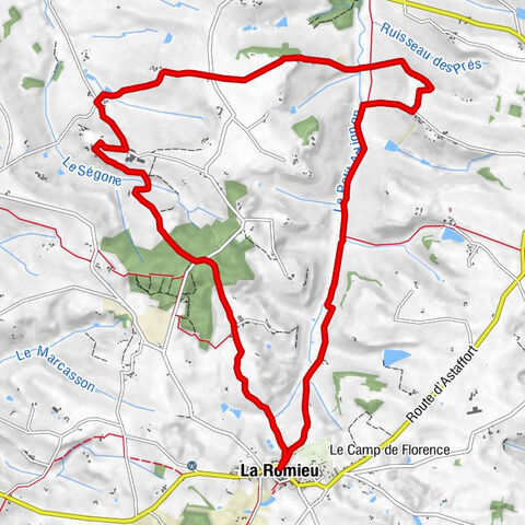 La Romieu - On the GR652