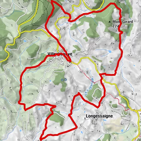 Circuit VTT n°102 noir : La Milotte