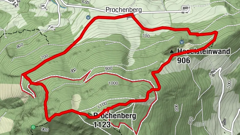Prochenberg - Haselsteinwand - Prochenberghütte