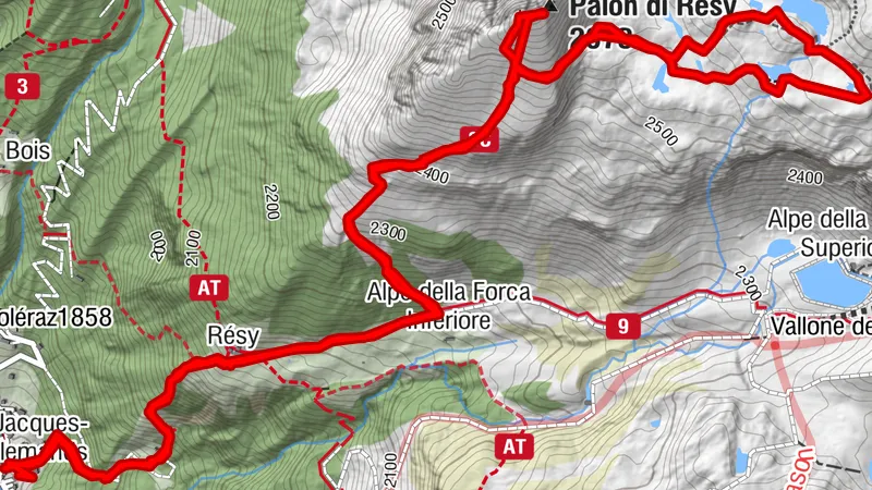 Palon de Resy e Laghi del Resy