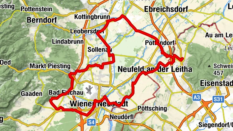 Hornstein Piesting- Uferweg