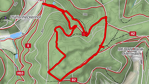 Tour zw. Heubach u Sandbach