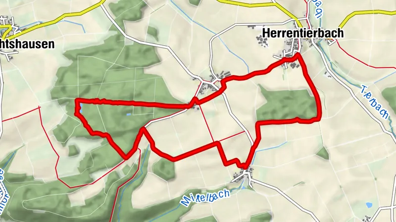 Herrentierbach - Wolfsgrube - Eri-See