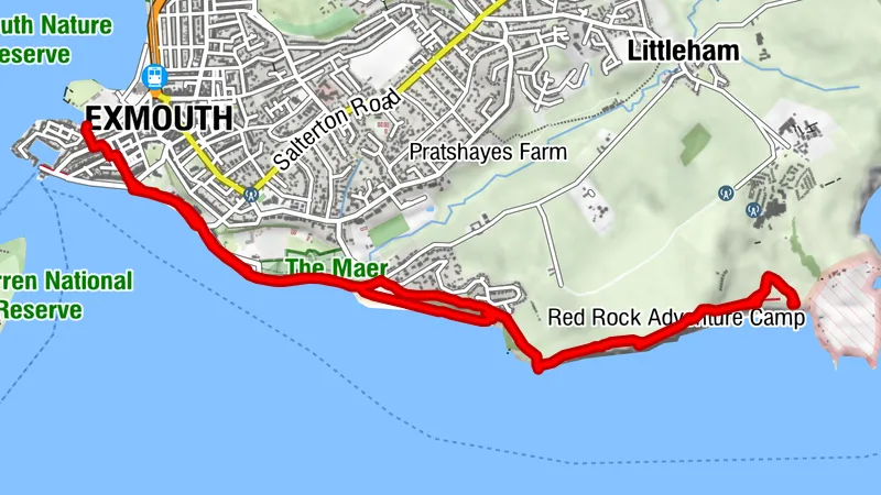 SW Coast Path Exmouth