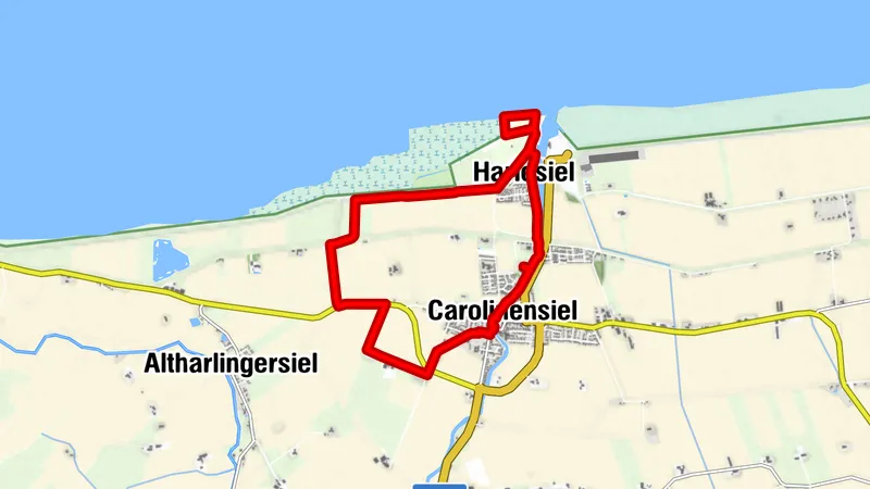 Terrain-Thalasso-Kurweg 2 Nordseeheilbad Carolinensiel-Harlesiel