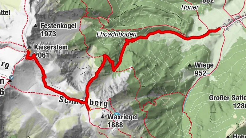 Schneeberg über Novembergrat