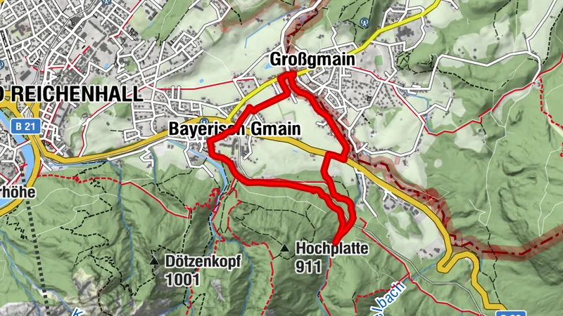 Panoramic walk in Großgmain