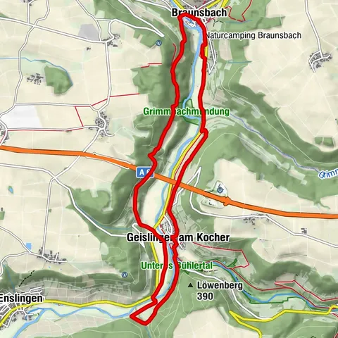 Perle 4 - Nach Geislingen durchs Kochertal