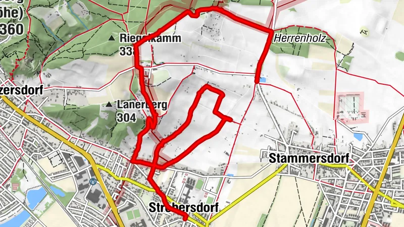 Vienna Wine Hiking Day – Route 2: Digital GPS Guide via Bisamberg and Stammersdorfer Kellergasse (Strebersdorf - Stammersdorf) Vienna/Low Austria. Austria