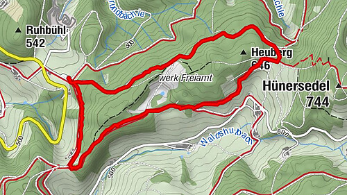 Gemütliche Runde ab Wanderparkplatz Pfingsteck, Freiamt