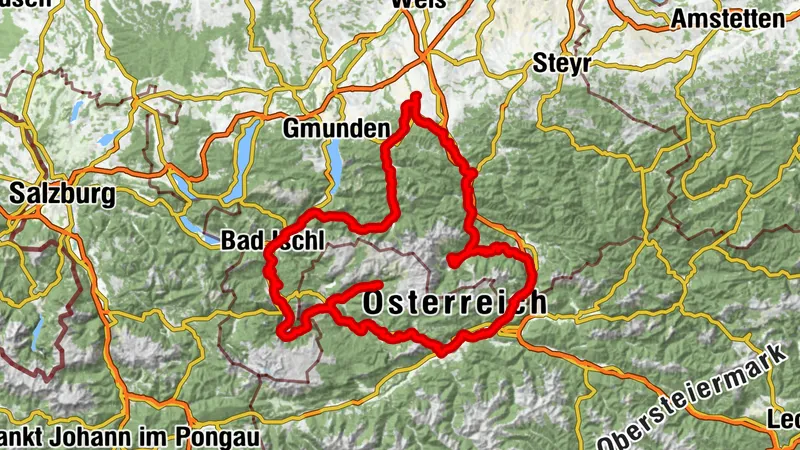 Gravelbike Rundtour ums Tote Gebirge